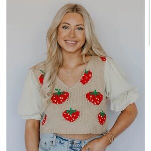 Free people strawberry top